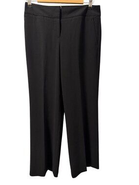 Ann Taylor Petites Margo Black Dress Pants 4P Polyester Viscose Dress Pants